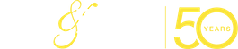 Lowe Rhodes Logo 50th Anniversary White