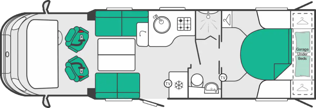 2027 Escape 694 Day Lounge 4 Berth
