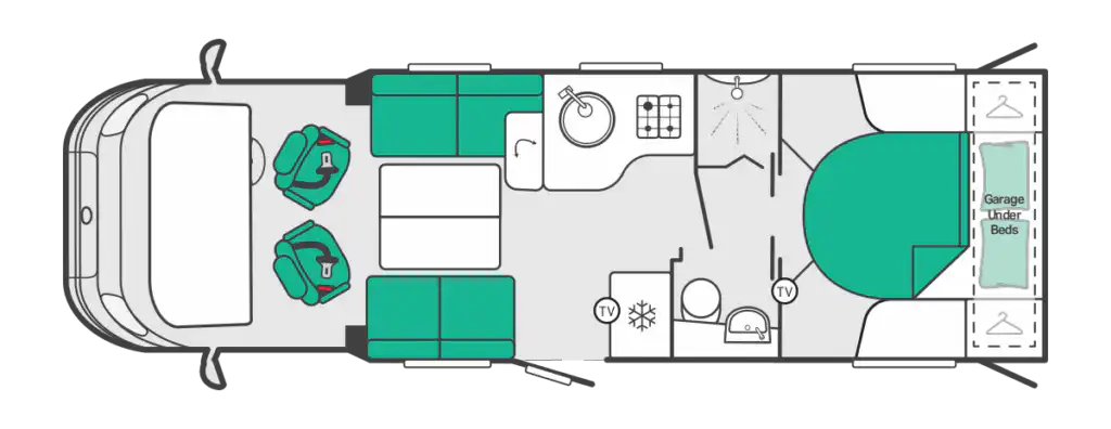 Trekker 594 floorplan